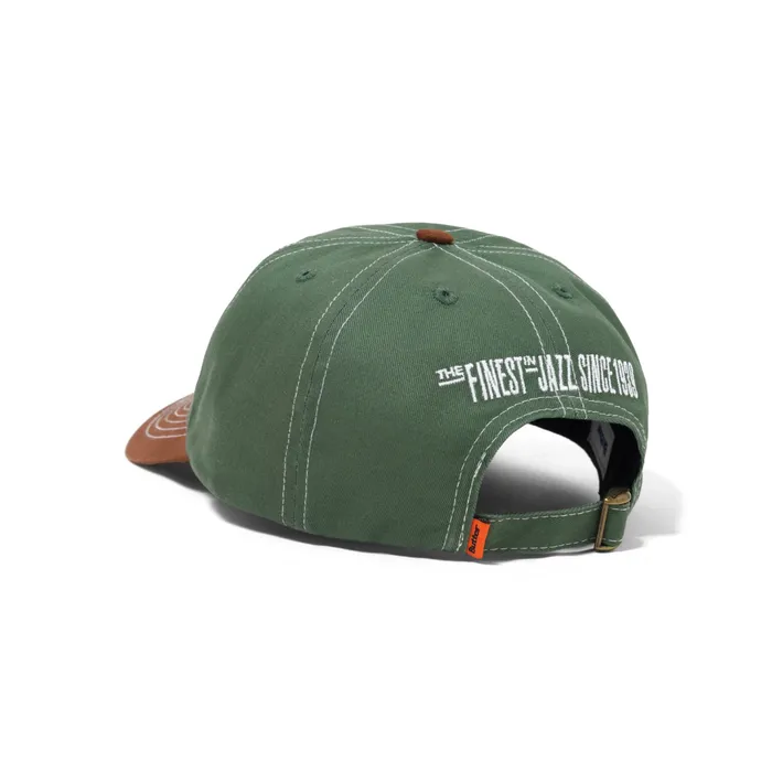 Butter Goods Blue Note 6 Panel Cap Sage Brown Men Hats