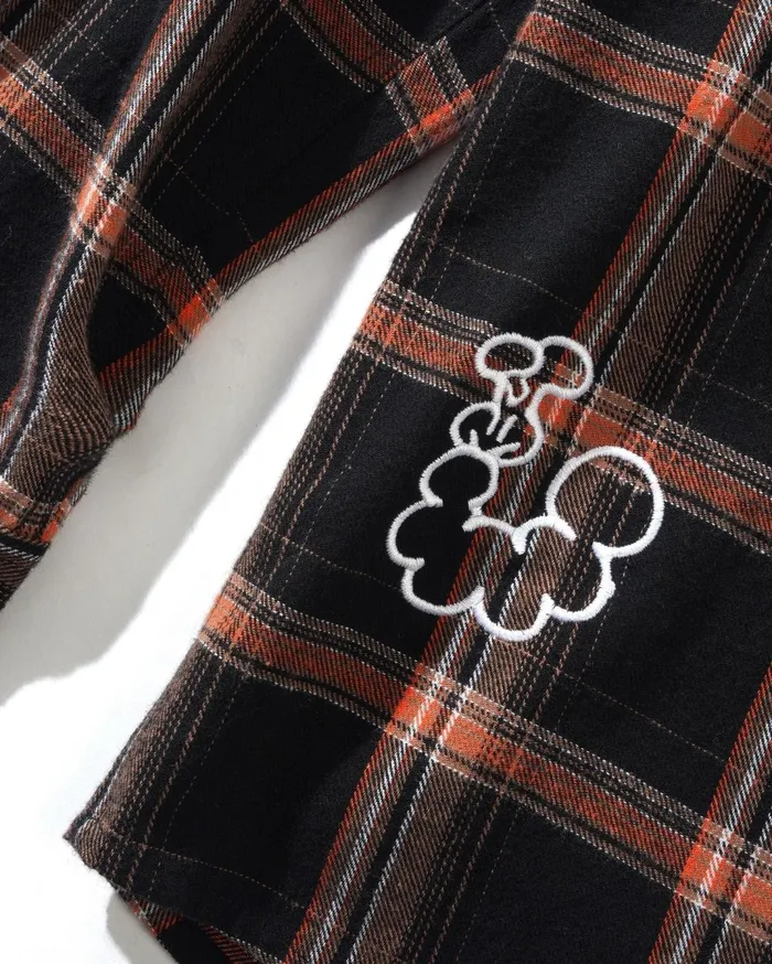Butter Goods Bugs Flannel Shirt Black Men Shirts Butter Goods Bugs Flannel Shirt Black Men Shirts