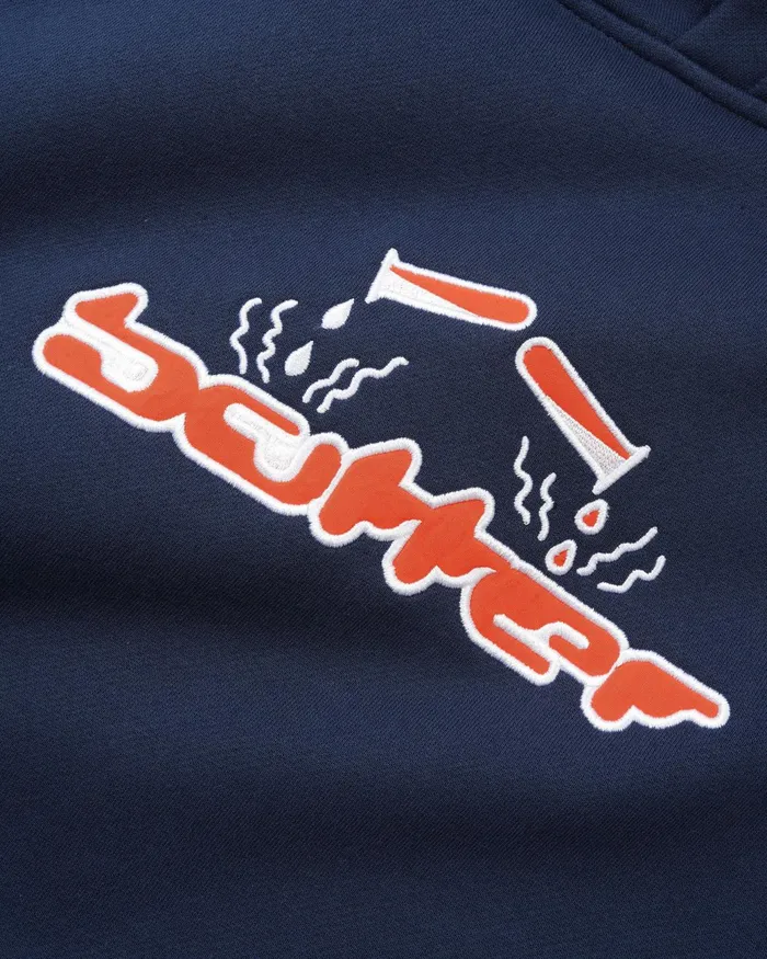 Butter Goods Fleece Men Corrosive Applique Pullover Hood Navy Butter Goods Fleece Men Corrosive Applique Pullover Hood Navy