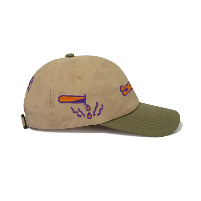 Butter Goods Hats Men Corrosive 6 Panel Cap Khaki Army Butter Goods Hats Men Corrosive 6 Panel Cap Khaki Army