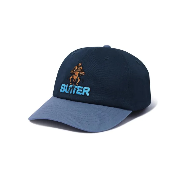 Butter Goods Jack Hammer 6 Panel Cap Navy Ocean Men Hats