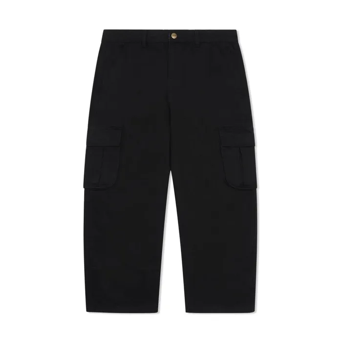 Butter Goods Pants Men Field Cargo Pants Washed Black