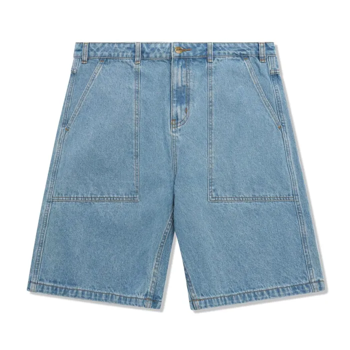 Butter Goods Patch Pocket Denim Shorts Washed Indigo Men Shorts