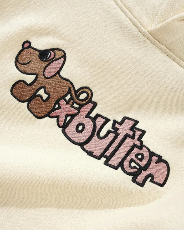 Butter Goods Pooch Pullover Hood Cream Men Fleece