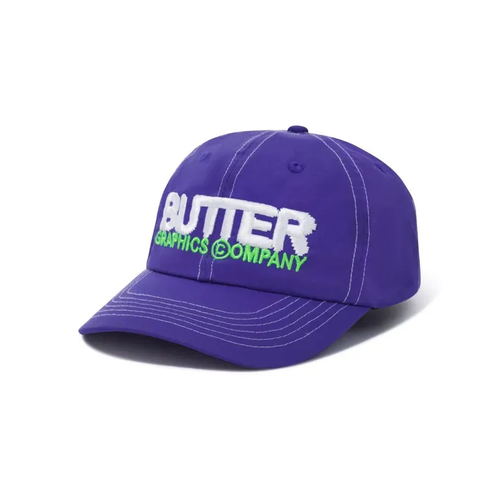 Butter Goods Program 6 Panel Cap Purple Men Hats