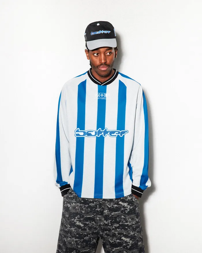 Butter Goods Shirts Men Corrosive LS Jersey White