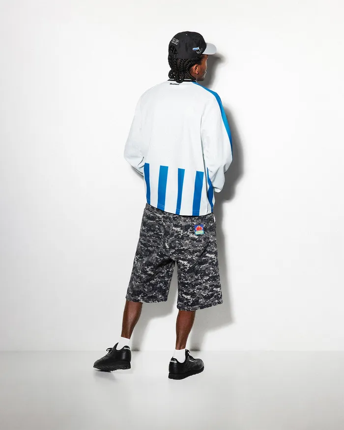 Butter Goods Shirts Men Corrosive LS Jersey White