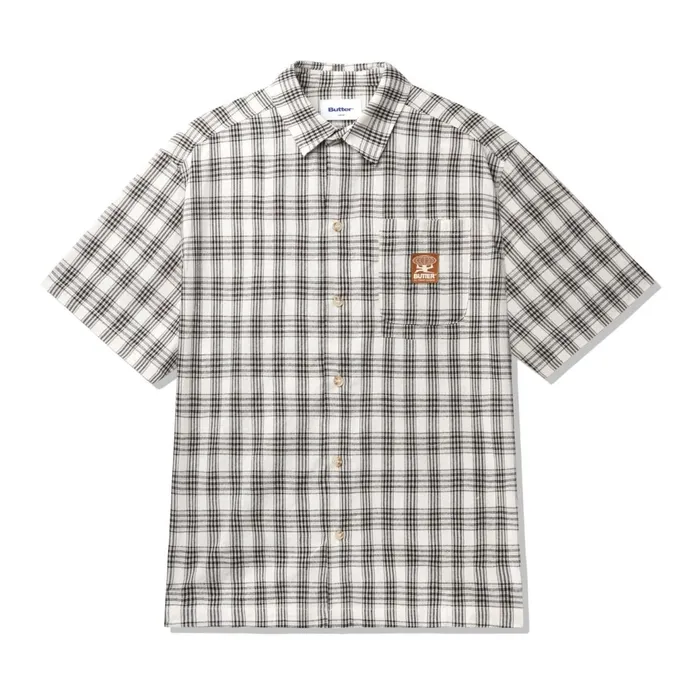 Butter Goods Shirts Men Terrain SS Shirt White
