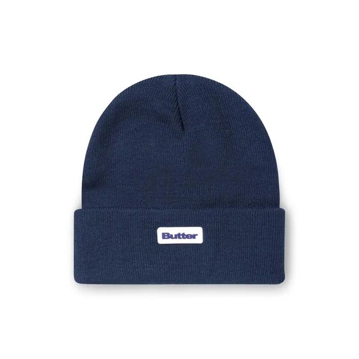Butter Goods Tall Cuff Beanie Navy Men Beanies