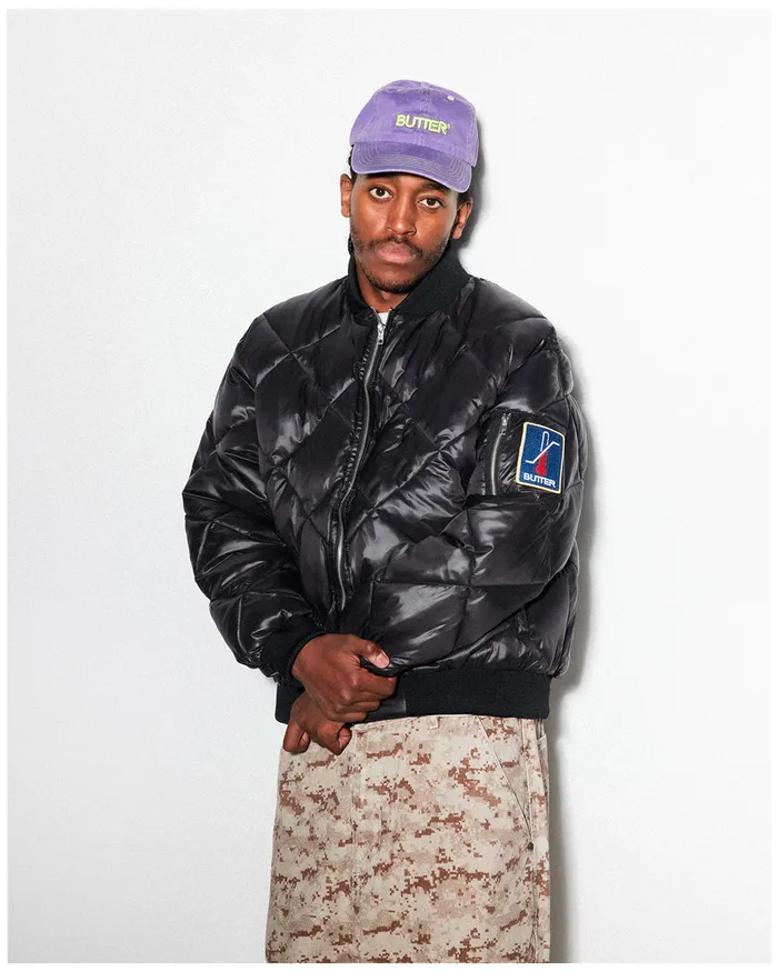 Butter Goods Temperature Bomber Jacket Black Men Jackets