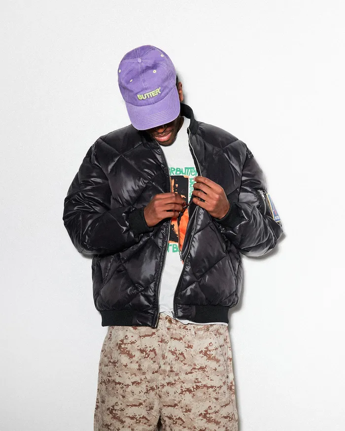 Butter Goods Temperature Bomber Jacket Black Men Jackets