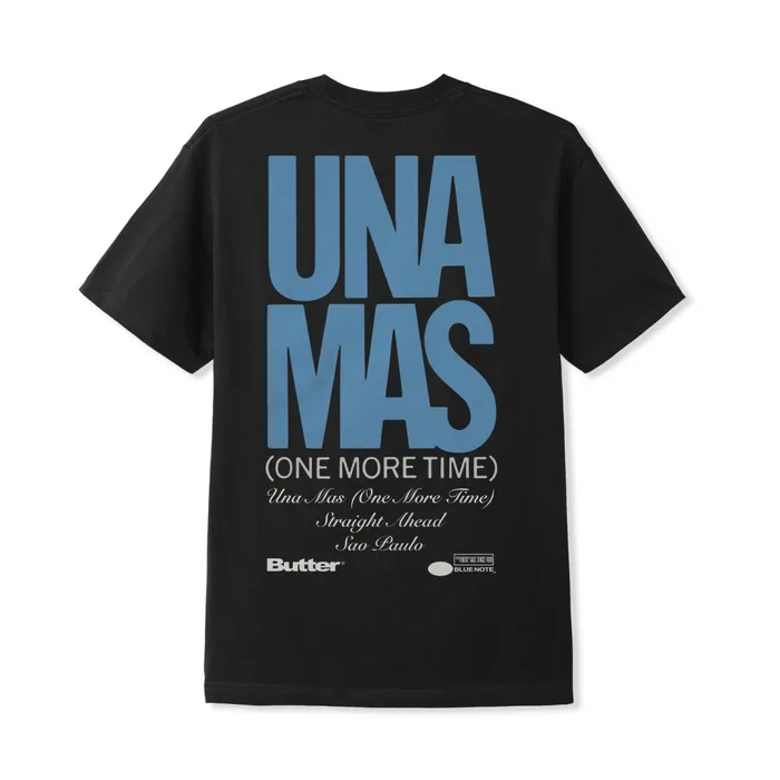 Butter Goods Una Mas Tee Black Men TShirts Butter Goods Una Mas Tee Black Men TShirts