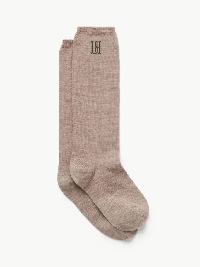 By Malene Birger Andre Accessories Dame Leiann Strmper Warm Brown