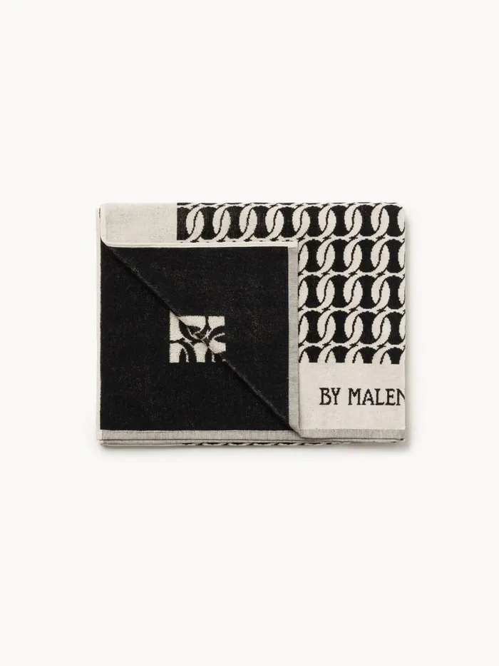 By Malene Birger Andre Accessories Dame Lemora Hndklde Black Monogram