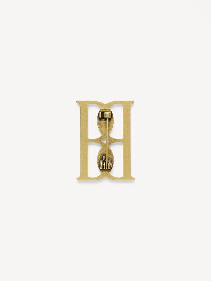 By Malene Birger Andre Accessories Dame Mono Lille Broche Gold