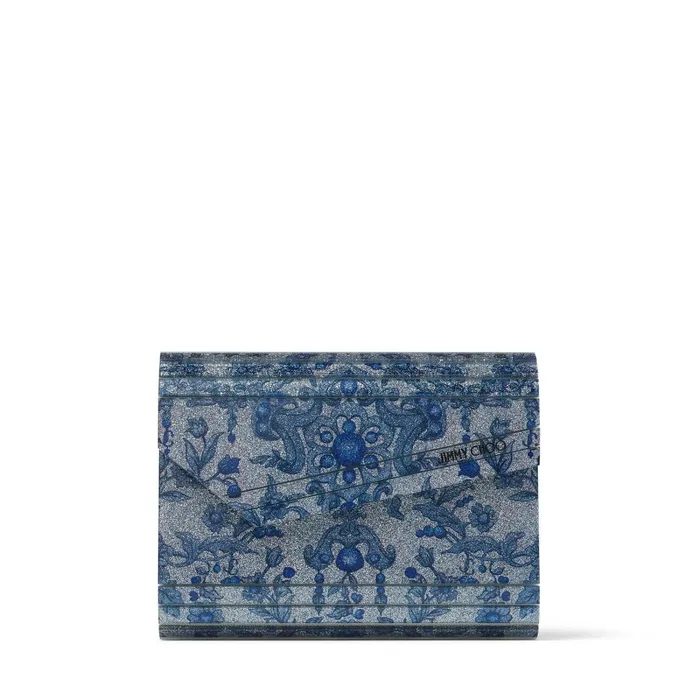 Candy Blue Mix Jewelled Acrylic Fabric Clutch Bag Blue Mix Women JIMMY CHOO Clutch Bags Candy Blue Mix Jewelled Acrylic Fabric Clutch Bag Blue Mix Women JIMMY CHOO Clutch Bags