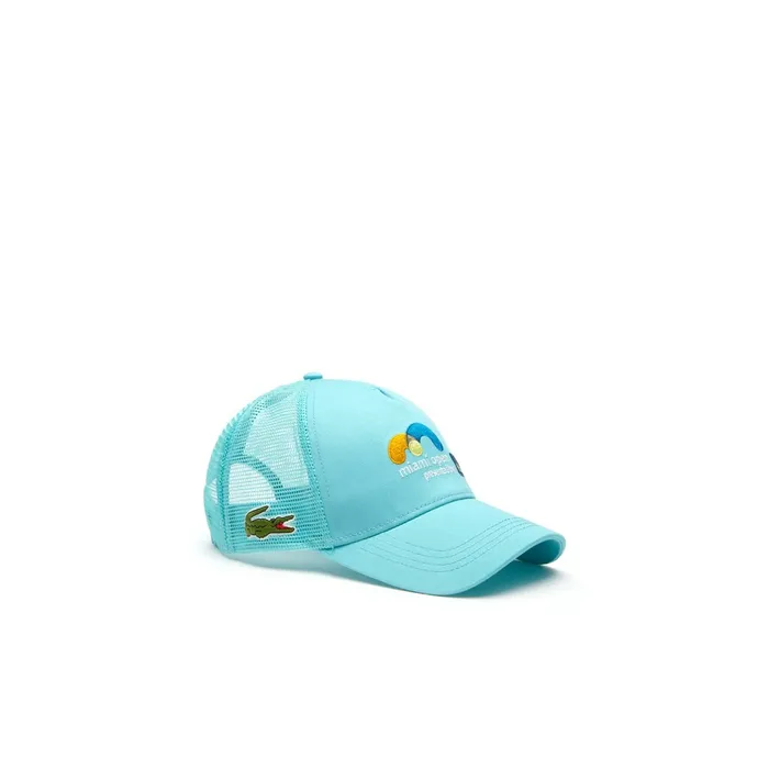 Caps and Hats Lacoste Mens SPORT Miami Open Edition Cap Turquoise Cheap On Sale