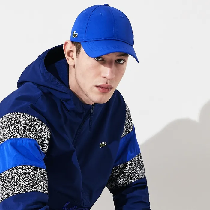 Caps and Hats Lacoste Mens SPORT Performance Fabric Cap Blue Gift 4 You