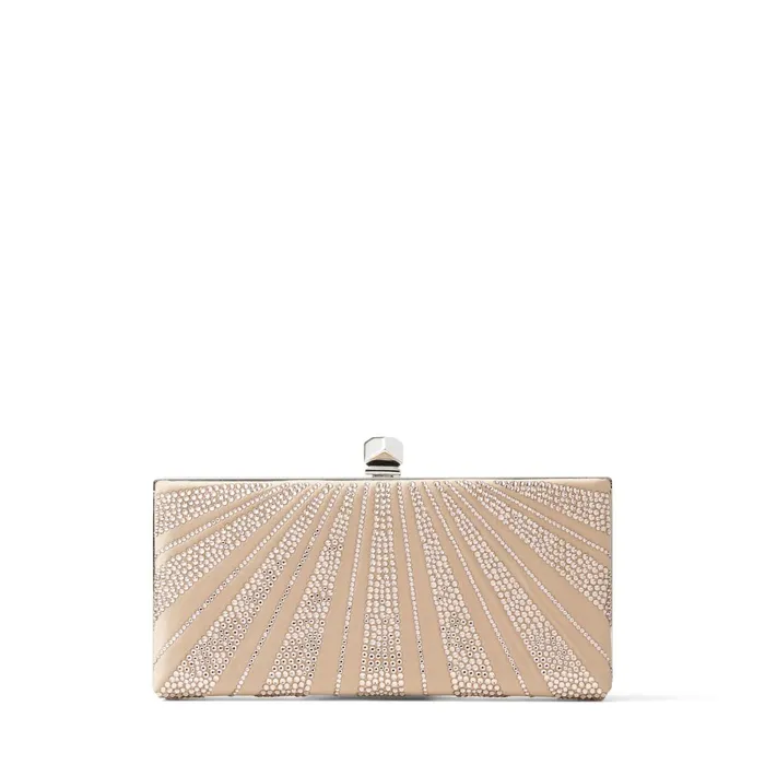 CelesteS BalletPink Satin Clutch Bag With Hotfix Crystals And Cube Clasp Ballet Pinkcrystal Women JIMMY CHOO Clutch Bags CelesteS BalletPink Satin Clutch Bag With Hotfix Crystals And Cube Clasp Ballet Pinkcrystal Women JIMMY CHOO Clutch Bags