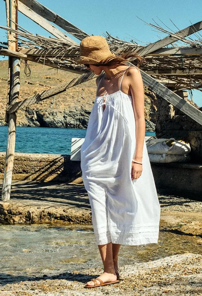 Ciao Lucia Agostina Dress White Women Long Dresses