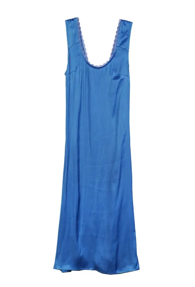Ciao Lucia Leticia Dress Acqua Women Satin Dresses