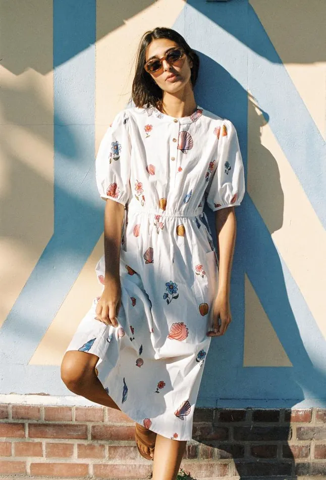 Ciao Lucia Online Beatriz Dress Shell Women Long Dresses