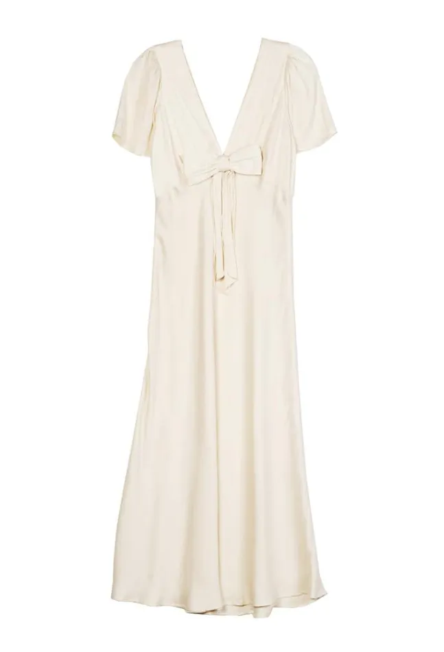 Ciao Lucia Online Brunello Dress Ivory Women Long Dresses