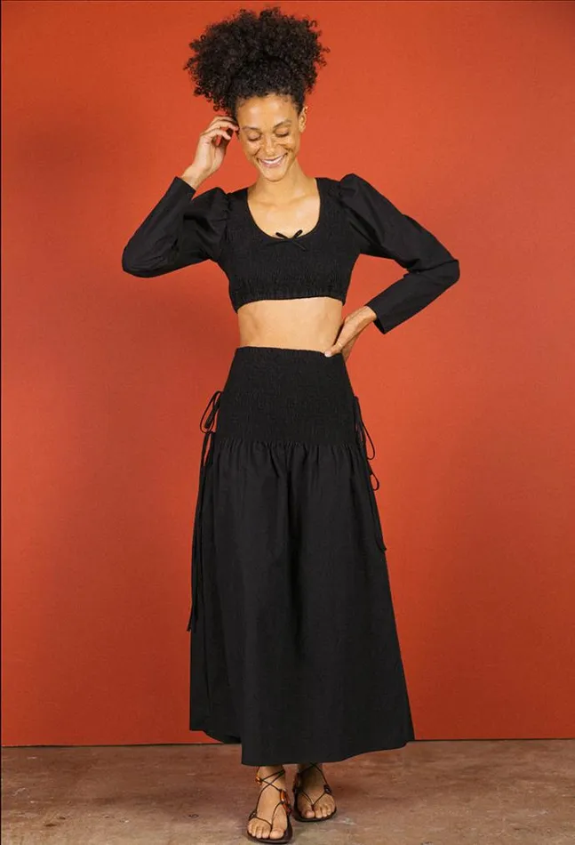 Ciao Lucia Online Corelia Top Black Women Long Sleeve Tops