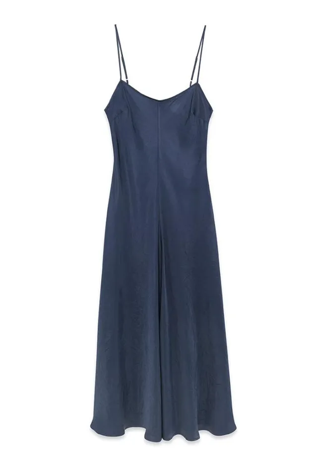 Ciao Lucia Online Cristina Dress Midnight Women Satin Dresses
