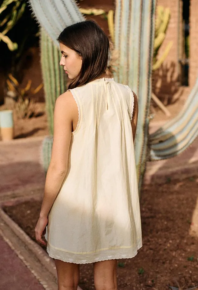 Ciao Lucia Online Ebba Dress Butter Women Mini Dresses