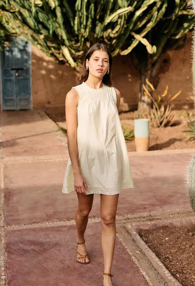 Ciao Lucia Online Ebba Dress Butter Women Mini Dresses