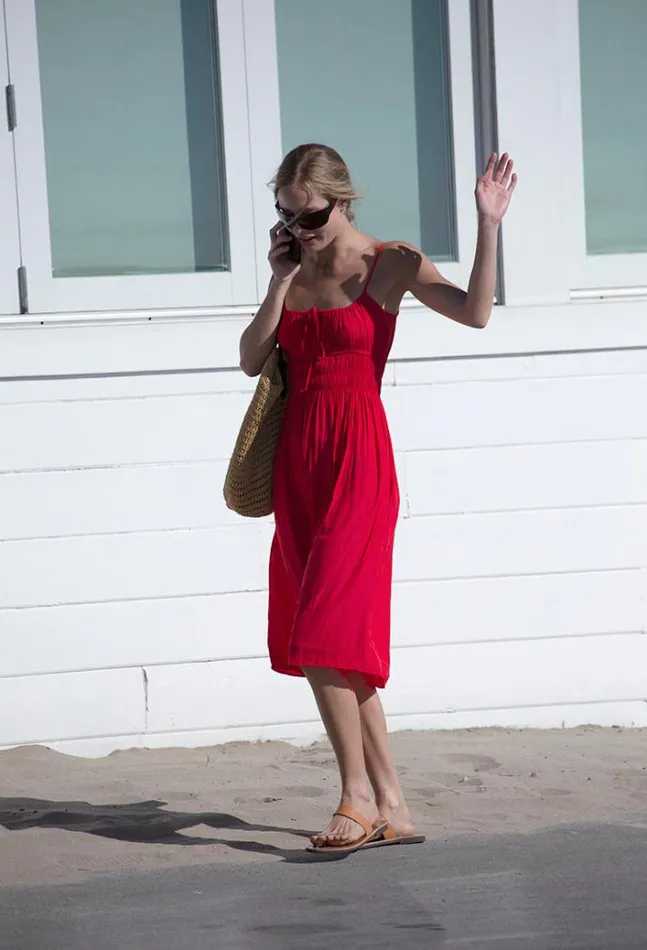 Ciao Lucia Online Gabriela Dress Chili Women Long Dresses