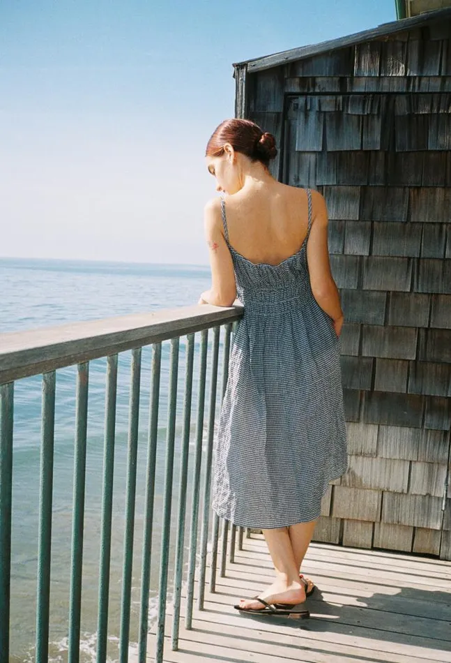Ciao Lucia Online Gabriela Dress Gingham Women Long Dresses