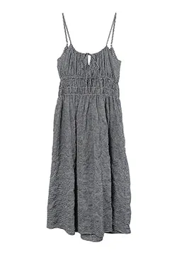 Ciao Lucia Online Gabriela Dress Gingham Women Long Dresses