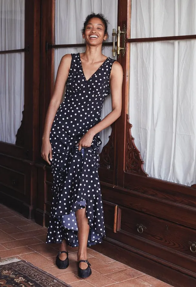 Ciao Lucia Online Hedia Dress Polka Dot Women Evening Dresses
