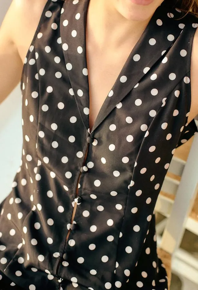 Ciao Lucia Online Ikal Dress Polka Dot Women Long Dresses