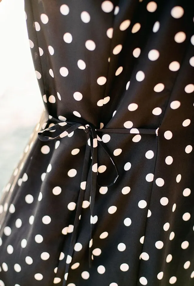 Ciao Lucia Online Ikal Dress Polka Dot Women Long Dresses