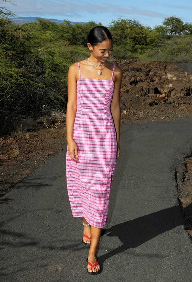 Ciao Lucia Online Lareina Dress Hot Pink Women Long Dresses