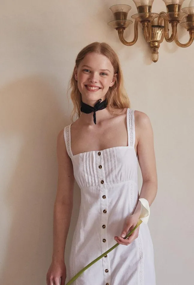 Ciao Lucia Online Marta Dress White Women Long Dresses