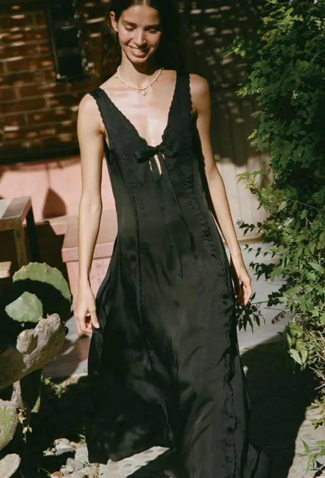 Ciao Lucia Online Serena Dress Black Women Long Dresses