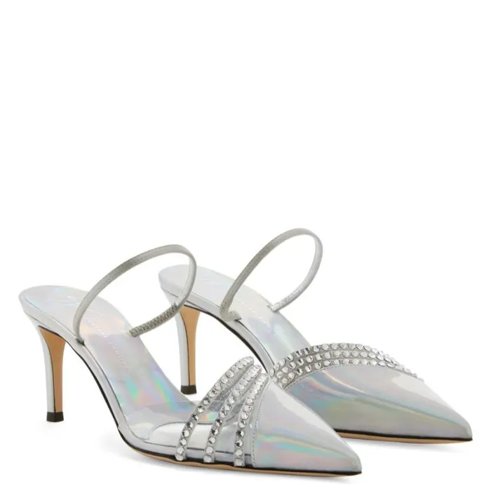 Claralie Silver Women Giuseppe Zanotti Pumps