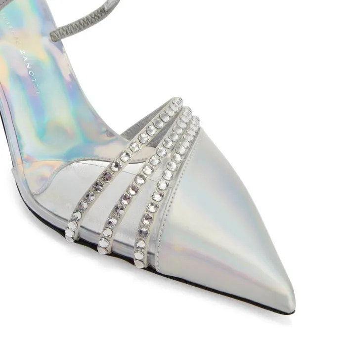Claralie Silver Women Giuseppe Zanotti Pumps