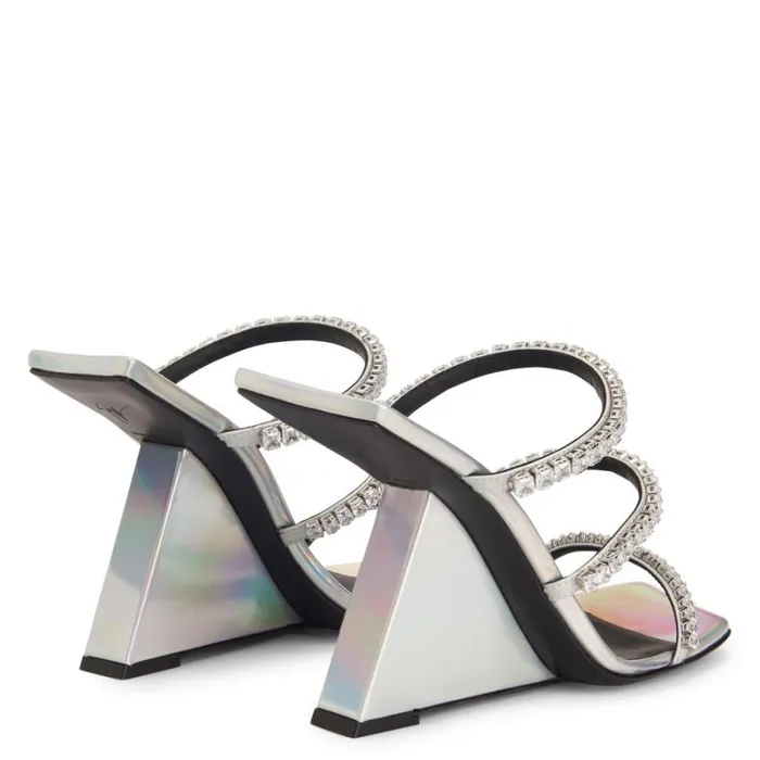 Clareence Silver Women Giuseppe Zanotti Sandals