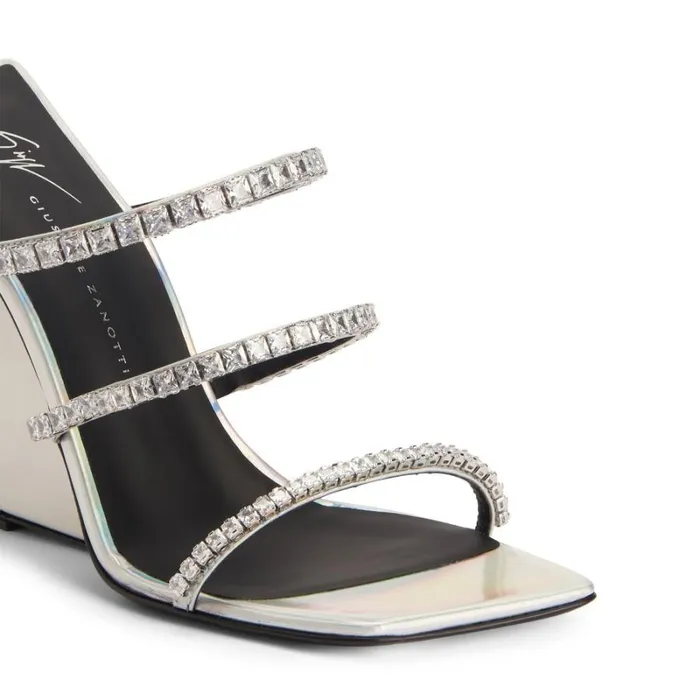 Clareence Silver Women Giuseppe Zanotti Sandals