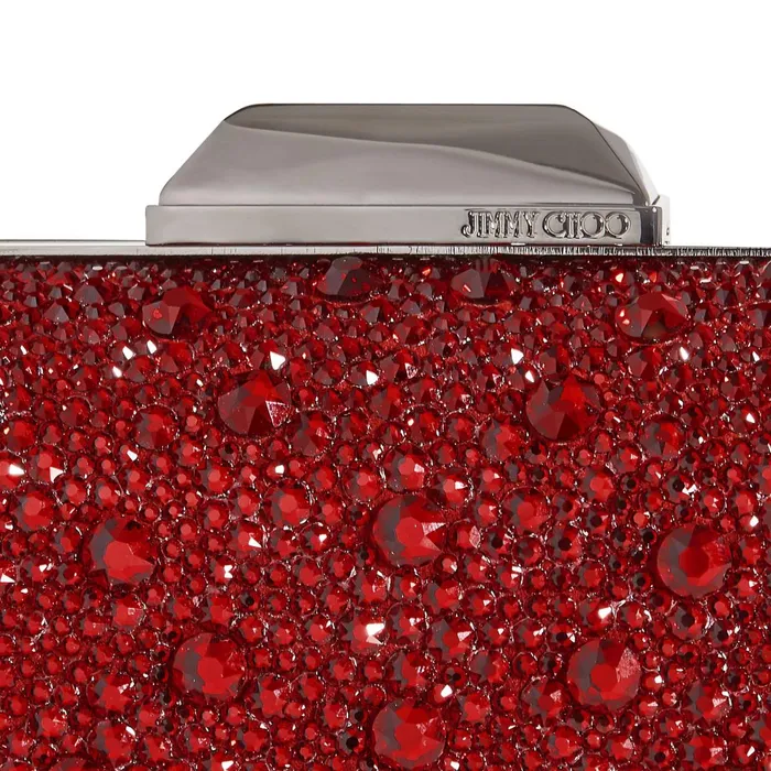 Cloud Red Crystal Covered Clutch Bag Red Mix Women JIMMY CHOO Clutch Bags Cloud Red Crystal Covered Clutch Bag Red Mix Women JIMMY CHOO Clutch Bags