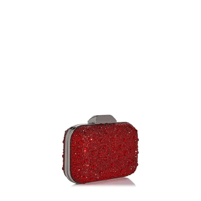Cloud Red Crystal Covered Clutch Bag Red Mix Women JIMMY CHOO Clutch Bags Cloud Red Crystal Covered Clutch Bag Red Mix Women JIMMY CHOO Clutch Bags