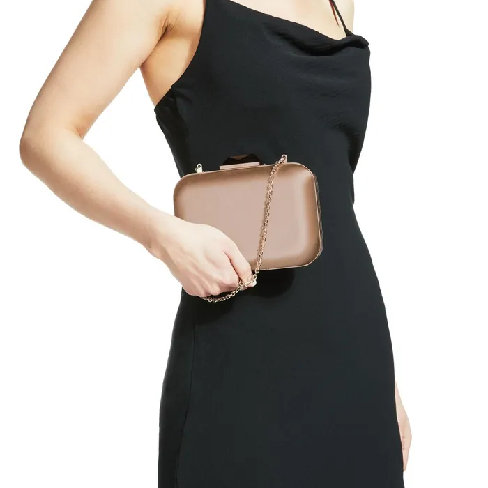 CloudXl BalletPink Satin Clutch Bag With Gem Clasp Ballet Pink Women JIMMY CHOO Clutch Bags