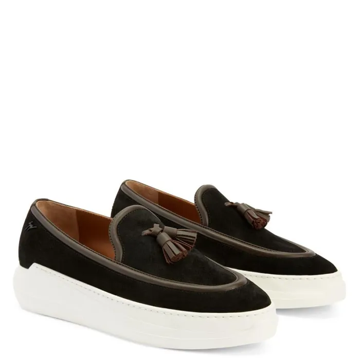 Conley Tassel Black Men Giuseppe Zanotti Shoes