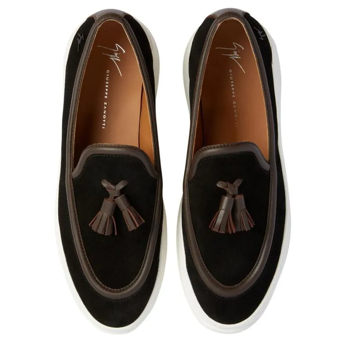 Conley Tassel Black Men Giuseppe Zanotti Shoes