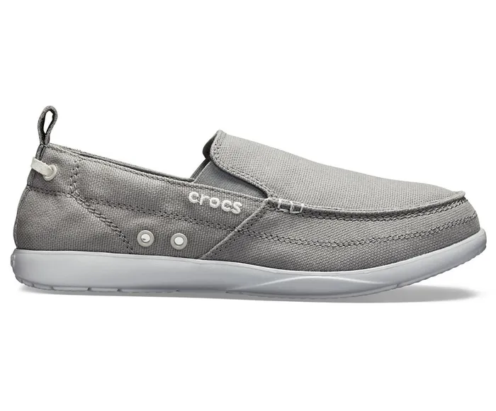Crocs Big and Tall 14 Mens Walu SlipOn Slate GreyLight Grey
